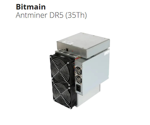Minatore Bitmain Antminer DR5 trentacinquesimo 1610W della moneta del DCR di algoritmo Blake256R14