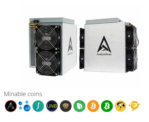 Chip di dimensione di Canaan Avalon 1246 90T 16 nanometro del minatore di A1246 90T BTC Asic