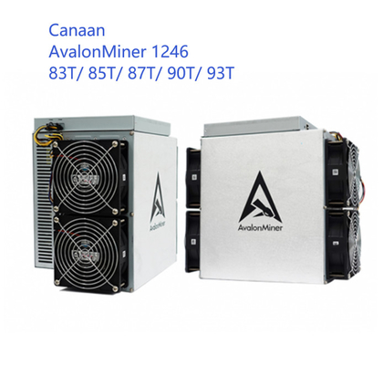 Algoritmo di Machine Canaan A1246 87T 85T 83T SHA 256 del minatore di Avalon 1246 95T 93T 90T BTC
