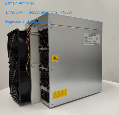 Minatore 3425W di algoritmo di Antminer L7 9300mh Scrypt per LTC+ Dogecoin