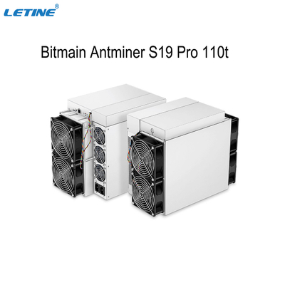 Di Bitcoin Asic del minatore pro 110t BTC S19PRO S19J PRO 104T 100T 96T server estraente cripto di Machine Bitmain Antminer S19