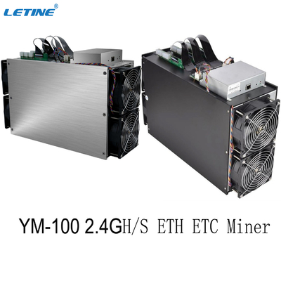 Macchina d'estrazione di Ethash Algorithm Crypto Ethereum del minatore di YM-100 Asic ETH 2400MH 2200M 2100M Blockchain Miner